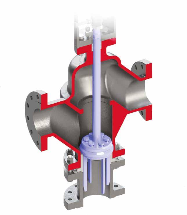 Globe 3-Way Globe Valve Flow control options Type 63 A three-way Globe valve provides a combination of the functions of a flow blending valve and a flow-diverting valve used for isolating, control of