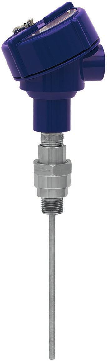 Use without a thermowell is not permitted. Fig. left: Model TC10-L with connection head 7/8000 Fig.