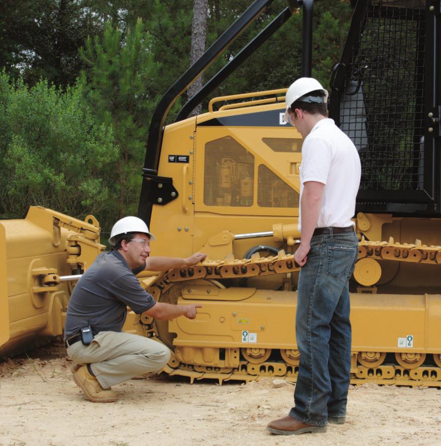 Serviceability Easy access and minimal maintenance requirements keep your machine on the job.