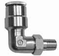 D. tubing 66713 Compression nut for 241388 and 241389 82617 Straight snap-on connector for ¹ ₈" O.D. tubing 82618 90 snap-on connector for ¹ ₈" O.