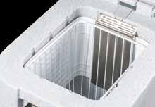 current draw, direct current 9 A at 12 V 9 A at 12 V Wall foam insulation 65-70 mm PU* 65-70 mm PU* Refrigerant
