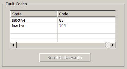 normally. Inactive fault codes do not affect normal operation.