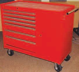 Extra Large Tool Chests & Manufactured from heavy gauge steel with double wall construction side panels and welded joints for added rigidity. Coated in a hard wearing epoxy powder.