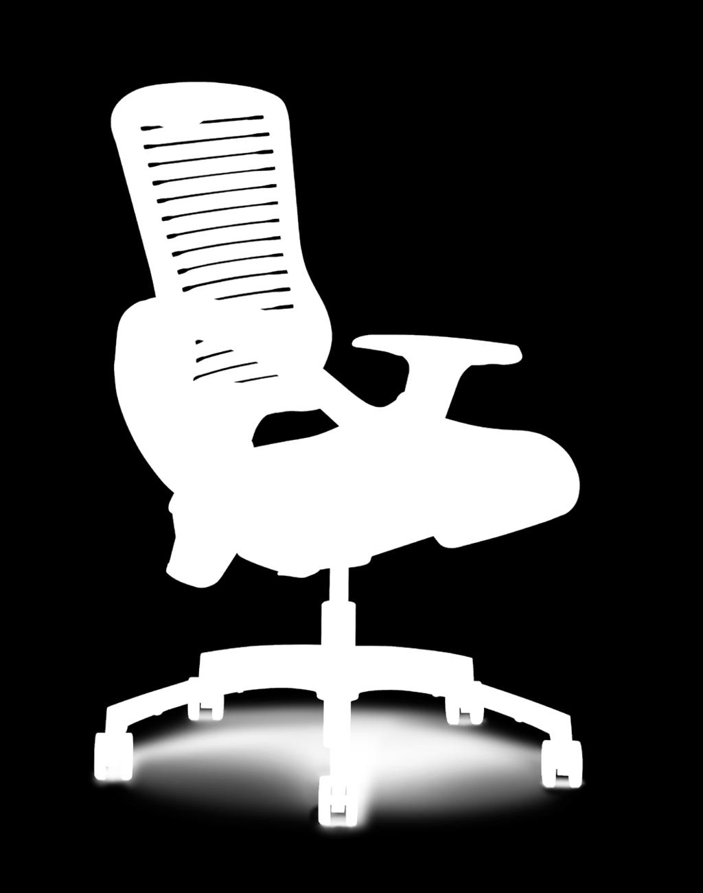The patent-pending user driven technology uses a unique geometry that links the seat and back movement around an ergonomically positioned hip pivot point, resulting in a highly comfortable chair