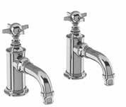 76 ARCADE THREE HOLE BASIN MIXER TAPS - DECK MOUNTED WITHOUT POP UP WASTE Chrome ARC15 CHR was 404.67 NOW 242.