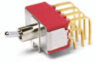 Miniature Switches TERMINATIONS AV2 VERTICAL RIGHT ANGLE, PC THRU-HOLE,.