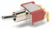 Miniature Switches TERMINATIONS A2 RIGHT ANGLE, PC THRU-HOLE,.