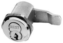 8L SERIES MAIL BOX LOCKS The 8L7SPR mailbox lock features the convenience of the interchangeable core, allowing quick combination change, and is adaptable to a number of different mailbox