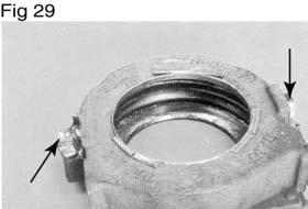 Failure - Release Bearing A failed release bearing (see Figure 28) can usually be attributed to one or more of the following situations: A dry release bearing due to lack of periodic lubrication
