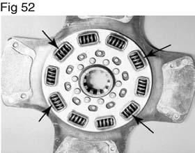 In other words, the recessed area of the flywheel (mounting bolt cavity) was too small for the 10-spring driven disc.