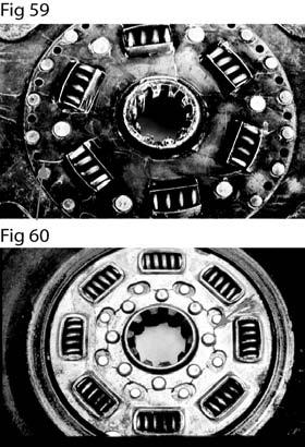 This type of interference was so great that the clutch began to slip while engaged, thus creating enough heat to cause the ceramic buttons to self-destruct (Figure 58).