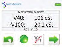 calculated V100 C viscosity values are displayed.