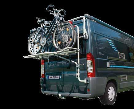 This ensures safer and more stable transport on the rear of the vehicle especially with