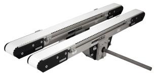 PRECISION MOVE GANG DRIVE 2200 SERIES X Y Gang Drive (Adjustable Width) Mid Drive Gang Driven Conveyors Specifications Adjustable for various product widths Drive moveable between tails Frees up ends
