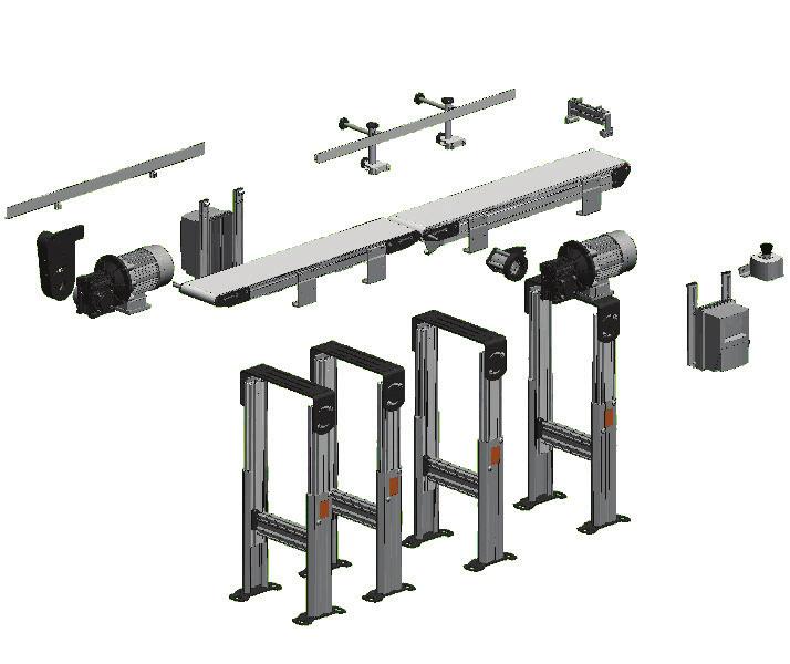 TABLE OF CONTENTS 2200 SERIES PROFILES AND GUIDING BELTED CONVEYORS PAGE 26-29 BELTED CONVEYORS PAGE 4-25 PROFILES AND GUIDING MODULAR