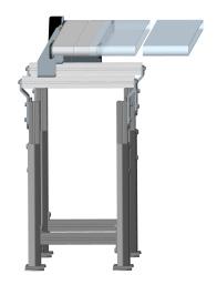 2200 SERIES SUPPORT STANDS & ACCESSORIES Support Post Stands Specifications ± 2" height adjustment Compatible with 2" 12" wide conveyors Top of