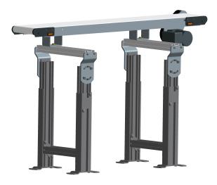 mount Equipped with a steel base plate for floor mounting Stand must be lagged to the floor 2200 Series: Support Post - Beam Type 320 0 P M WW