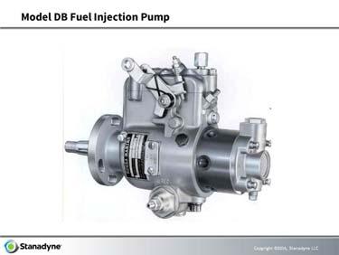 DB Fuel Pump First Modern rotary fuel injection pump 1952 Low cost, light duty pump DC