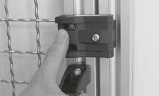 Lock bolt diameter: 7 mm Door latch can be secured with a padlock against inadvertent closing.