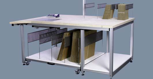 Customized solutions A customized workstation designed with the Robotunits Modular Automation System can save time in more than one way: It saves time in terms