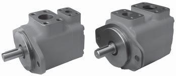 Medium-pressure Cartridge Type Vane Pump Features Nomenclature The intra-vane type structure realizes a low noise level at high pressure.