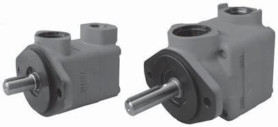 Compact Medium-pressure Vane Pump Features The straight vane type structure realizes compact and lightweight design which brings greater cost effectiveness.