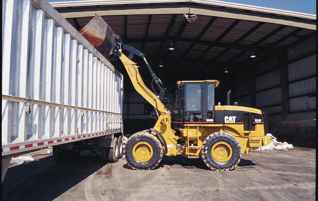 Small Wheel Loader Waste Handlers Supplement Note: For standard specifications and features, refer to the standard Caterpillar specalog for this machine.