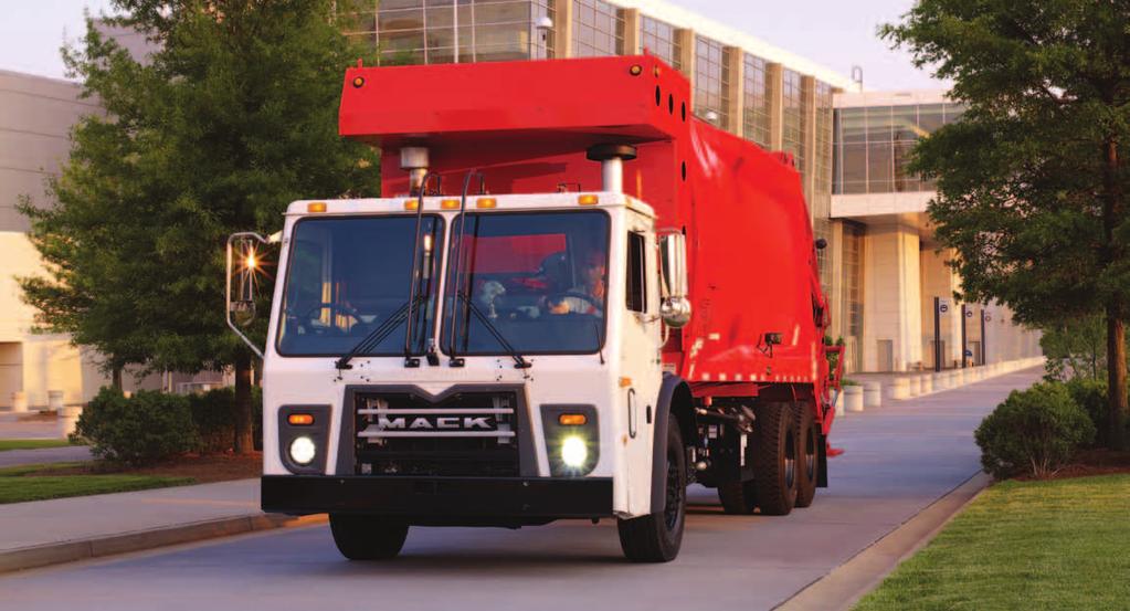 CABOVER NATURAL GAS NATURAL GAS LOW ENTRY NATURAL GAS CABOVER NATURAL GAS OPTION Mack has partnered with Cummins Westport to bring you the cleanest refuse trucks on the market today.
