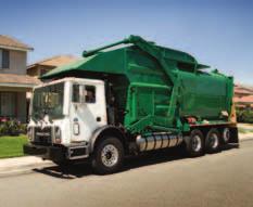 residential and commercial trash collection. And since natural gas is a readily available U.S. resource, this truck helps reduce U.S. dependency on foreign oil.