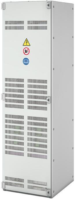 Power transformer (optional) B Inverter cabinet (600 x 600 x 2,200 mm) 2 inverter