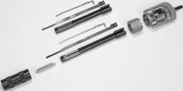 Retainer for 6" Mandrel Wedge for 6" Mandrel 6" Mandrel Honall Head 3 /4" 1" High Performance Lifter Bore Burnishing Tool Kits Sized for high performance aluminum blocks such as Top Fuel or Top