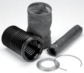 Screw Feed Boot # 3086 Spindle Boot #3085 Rubber is the standard boot material on most brake lathes & SUPPLIES Replacement Boot Packs Keep extra boots on hand for routine maintenance or emergency