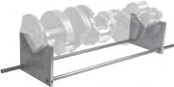 99 Universal Cylinder Head Holder Accommodates all types of cylinder heads Sturdy, durable, lightweight aluminum construction Slip-resistant neoprene covered rails Place heads quickly into any