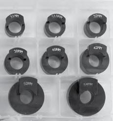 150" 40% of Thickness 0.090" Select Bushing Driver TBD-31 If your measurements do not correspond to a driver in the chart, call 1-800-533-8010 to Bushing Walls inquire about resizing Order No.