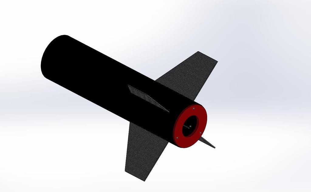 The avionics sled will be modeled and printed using computer-aided design; it will be printed as a slab component with ABS plastic, with additional cut wooden plates attached to the front and back of