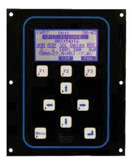 For chillers up to 8 compressors The wall pad controller equips with multi color backlighting LCD display.