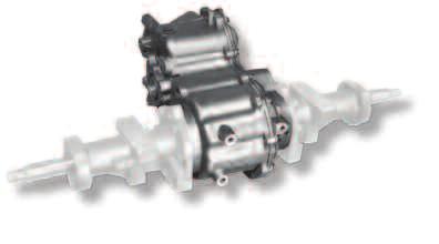 4 kg) with forged axle Provision customer supplied brake Sintered metal gears Standard n/a n/a Steel gears Optional Standard Standard Gear ratios