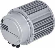 EC drive motors VarioDrive C, size 112 Material: Motor housing / electronics: Die-cast aluminium Direction of rotation: Counter-clockwise, seen on shaft Type of protection: IP 55 Insulation class: