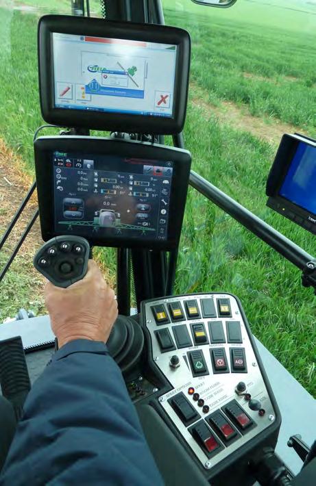 This user-friendly touch screen unit provides Field Mapping, Guidance and