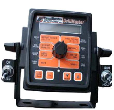 DrillMaster Console Functions The DrillMaster features a large, easy-to-read liquid crystal display, easy-to-use rotary dial and lighted panel for night use.
