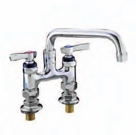 FAUCETS 8" (200mm) ADJUSTABLE CENTRES with SWING SPOUTS SPOUT LENGTH KN61-8006 KN61-8008 KN61-8010 KN61-8012 KN61-8014 KN61-8016 6"(150mm) 8"(200mm) 10"(250mm)
