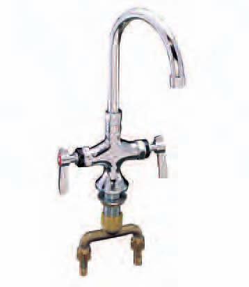Pantry Faucets KN51 and KN64 SERIES SINGLE and DOUBLE PANTRY FAUCETS with SWIVEL and RIGID GOOSENECK SPOUTS and DOUBLE JOINTED SPOUTS KN51 SERIES DOUBLE PANTRY FAUCETS with SWIVEL GOOSENECK SPOUTS A