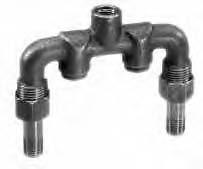 *OPTIONAL INSTALLATION KEY AVAILABLE AS #KN50-X201-K Non-splash aerator supplied on all Encore and Top-Line faucets. Available as an accessory for other faucets. 3/8" NPT x 3/4" garden hose adapter.