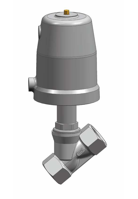 HT22 High Temperature Version 1/ up to Pneumatically operated angle seat valves for the control of fluids of up to 428 F Technical Information Body material Stainless steel 316L Nominal size 1/ up to