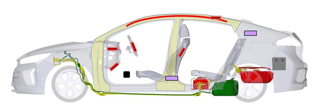 Emergency procedures 24 Extrication tools and procedure When responding to an incident involving a IONIQ Plug-in Hybrid, we recommend that the first responders follow