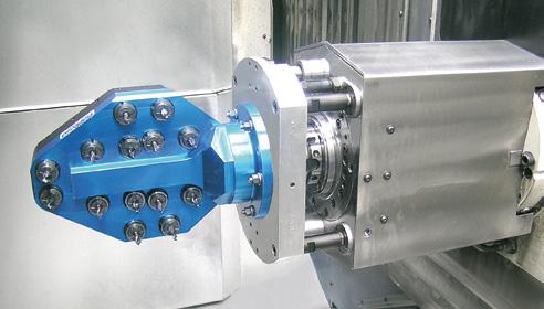 DRILLING/MILLING HEAD INTERFACE A special interface can be applied to add capacities