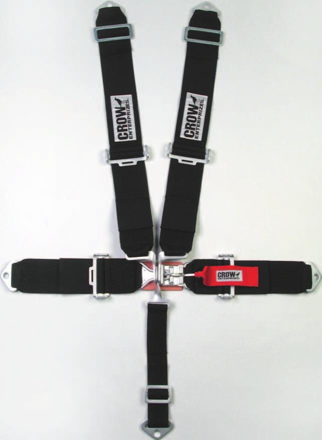 Part #11004 Standard Latch & Link 50" Seat Belts Polyester 3 webbing available, black only.