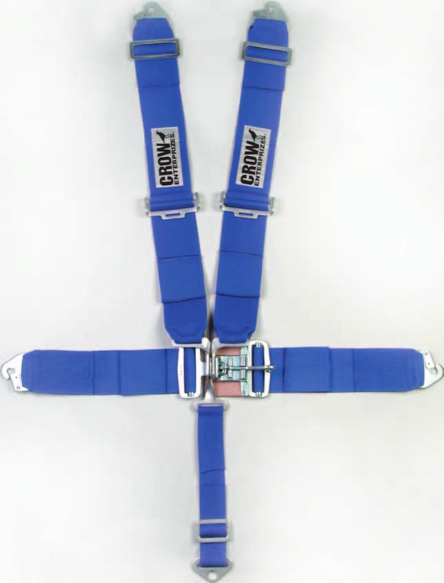 95 Seat belt Individual harness Anti-sub belt 11072 (Red) 11073 (Blue) 11074 (Black) 11075 (Purple) 11077 (Gray) Part #11053 6-way dual anti-sub belt available for all driver restraints.