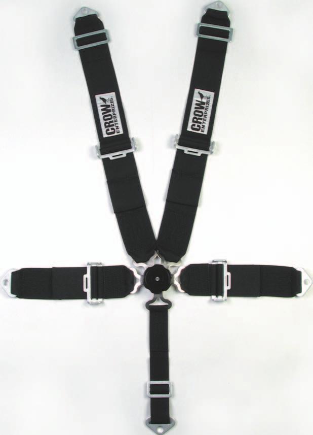 50" Seat Belts Polyester 3 webbing available, black only. Add A following part number. Made in the USA SFI-16.