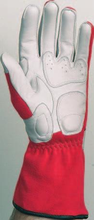Extra padding in critical areas. The most comfortable driving glove available. Not SFI approved.